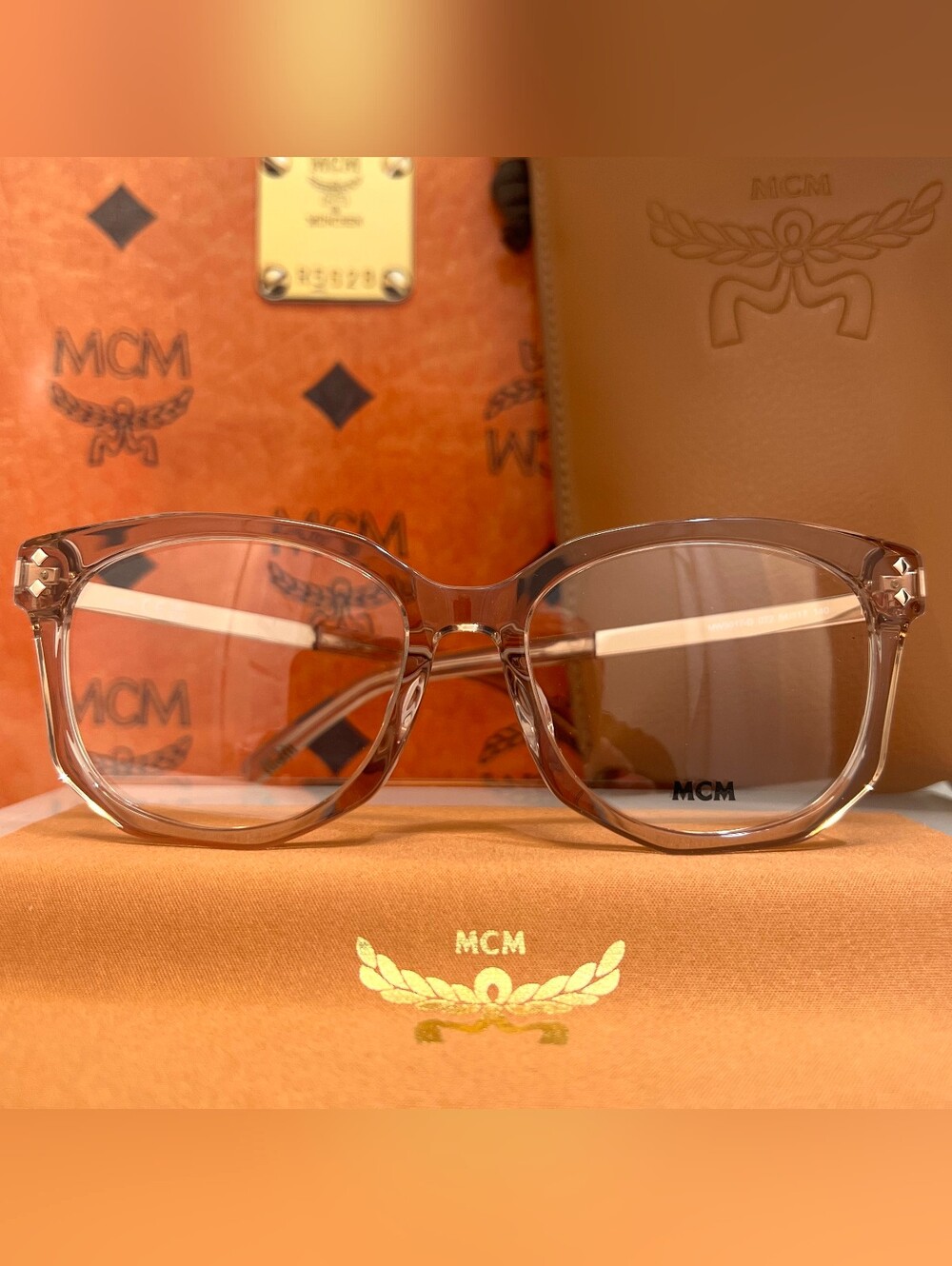 MCM MW5017-D 072 Translucent Pink Eyeglasses